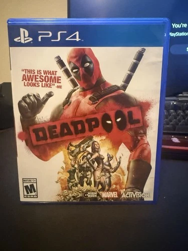 Activision Deadpool PS4 Action & Adventure Remote Play M Mature Video Game CIB