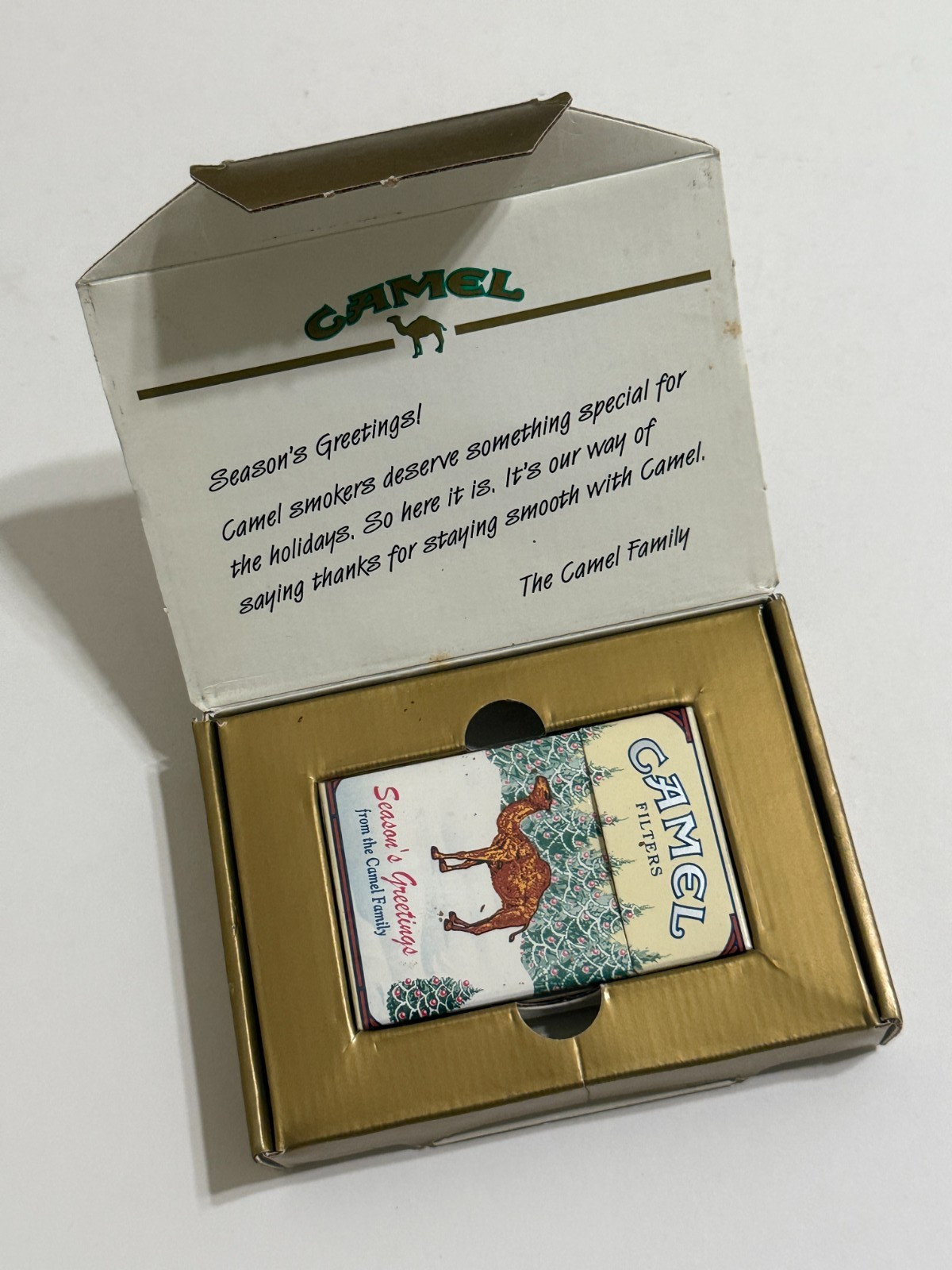1995 Limited Edition Season's Greetings Camel Lights Promotion - No Cigs