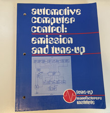 Automotive Computer Control Emission Tune-up Manual Manufacturers Institute Rare Automotive Computer Control Emission Tune-up Manual Manufacturers Institute Rare