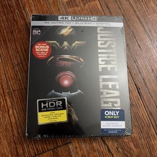 UPC 883929648733 product image for JUSTICE LEAGUE (2017) 4K Ultra HD+Blu-ray Best Buy USA SteelBook MINT | upcitemdb.com