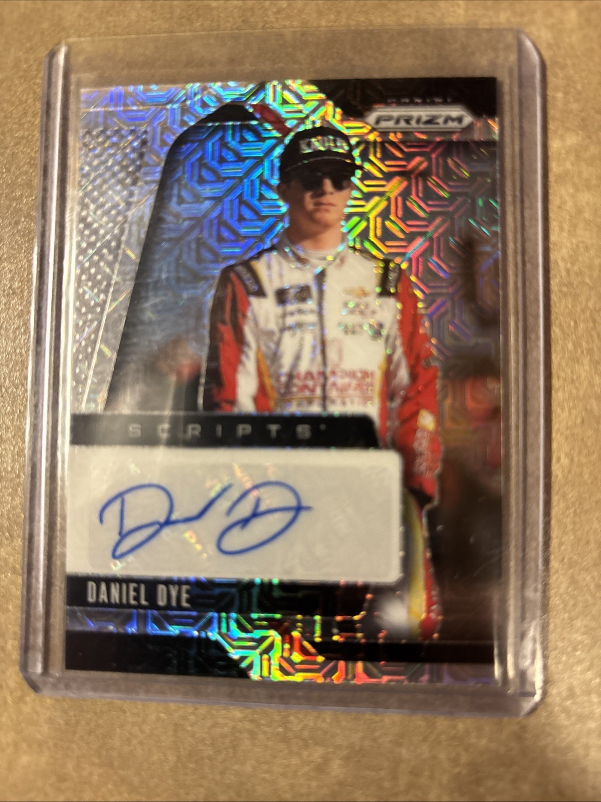 2025 Panini Prizm - Scripts Daniel Dye #S-DDY Mojo Prizm /25 (AU)