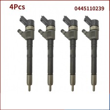 4pcs Fuel Injector 0445110239 For Citroen C3 C4peugeot 207 307fiat Scudomazda