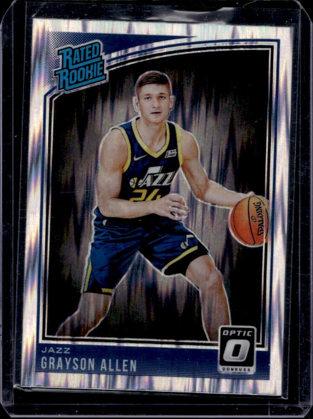 2018-19 Panini Donruss Optic Grayson Allen Shock Rookie RC #156 Jazz