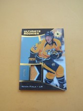 Kevin Fiala 15-16 Ultimate Collection Jersey Rookie Card 13/25 Kings Predators. rookie card picture