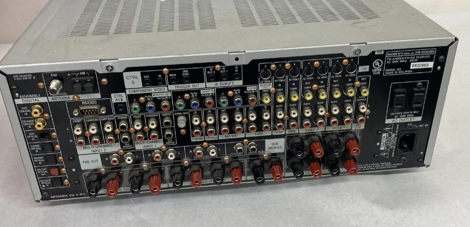 Sony STR-DA3000ES (Untested/As-Is/For Parts Or Repair/No Remote/No Power Cord) - Image 2 of 4