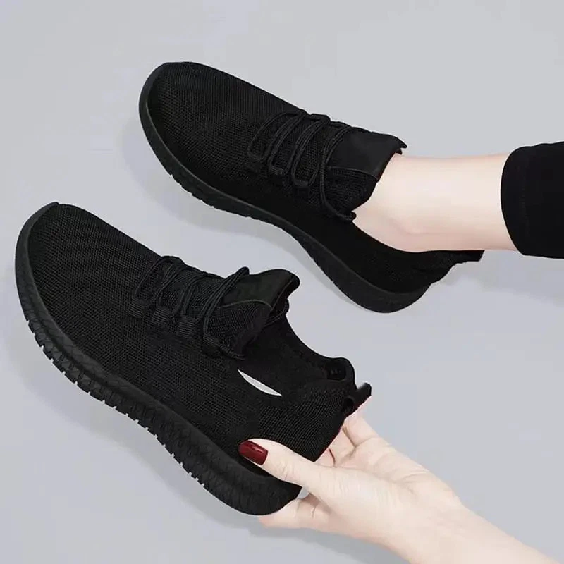 Women's Breathable Non-slip Platform Fashion New Casual Shoes Korean Running - Image 3 of 4