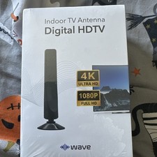 Wave Indoor TV Antenna Digital HDTV 1080p 4K Sealed.
