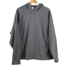 Patagonia Synchilla Mens Fleece Hoodie Parka Pullover sz M Gray Outdoor Comfy