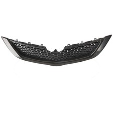 Grille For 2009-2012 Toyota Yaris Sedan Upper Textured Black Plastic