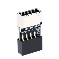 USB 2.0 9-Pin Male to Type E Female to 9Pin Mainboard Header Extension Connector