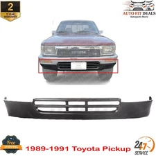 Front Bumper Valance Panel Black Steel For 1989-1991 Toyota Pickup
