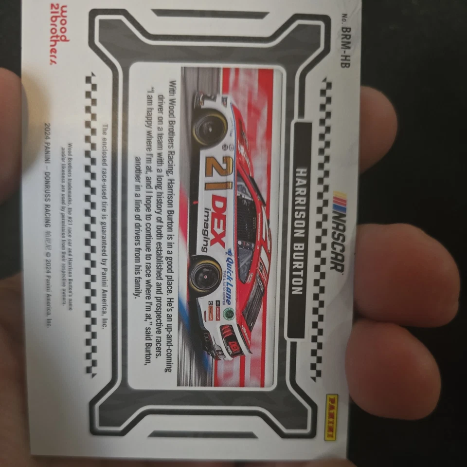 5 Memrobilia cards. Harrison Burton. Nick Sanchez. Tanner Gray. Race Relics. - Image 4 of 4