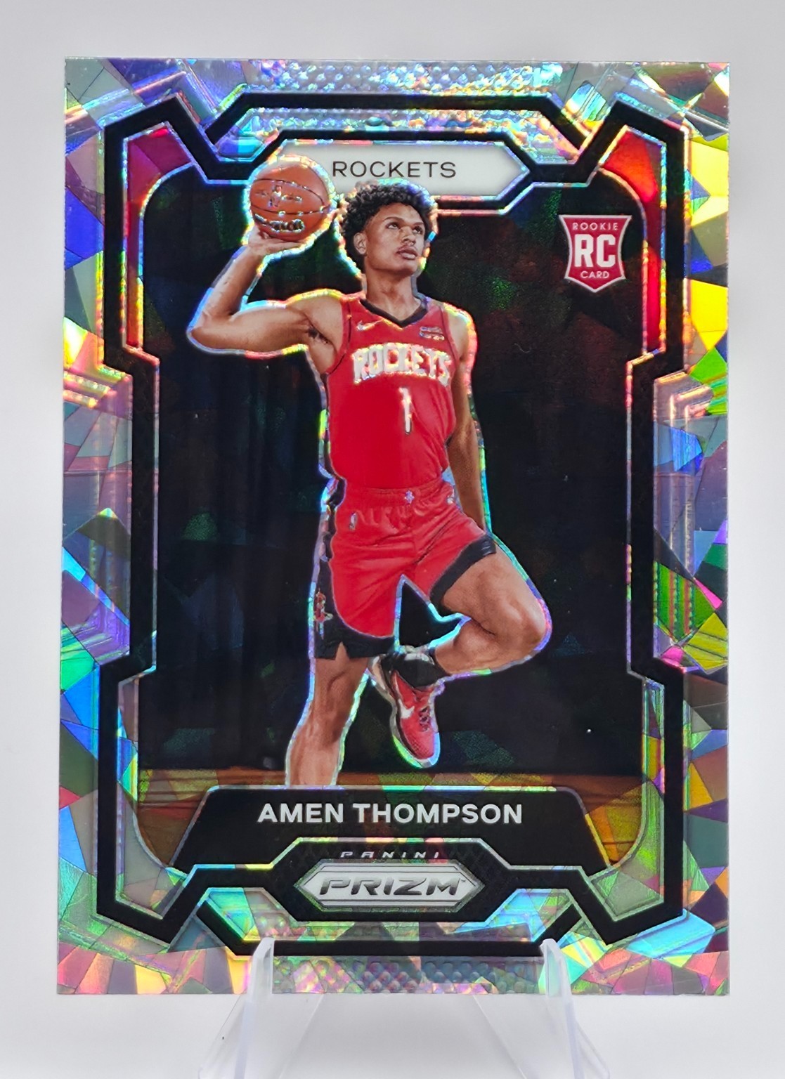 2023-24 Panini Prizm - Amen Thompson #150 Silver Prizm (RC)