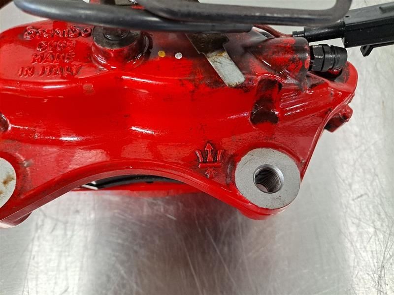 15 2015 MASERATI GHIBLI S Q4 OEM DRIVER LEFT REAR BREMBO BRAKE CALIPER RED 