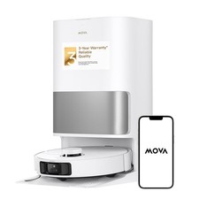 Mova P10 Pro Ultra Robot Vacuum and Mop 13,000Pa Suction, 140 F Hot Water Aut...