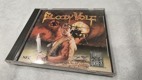 Bloody Wolf (TurboGrafx-16, NEC, 1990) Complete in Case, Works!
