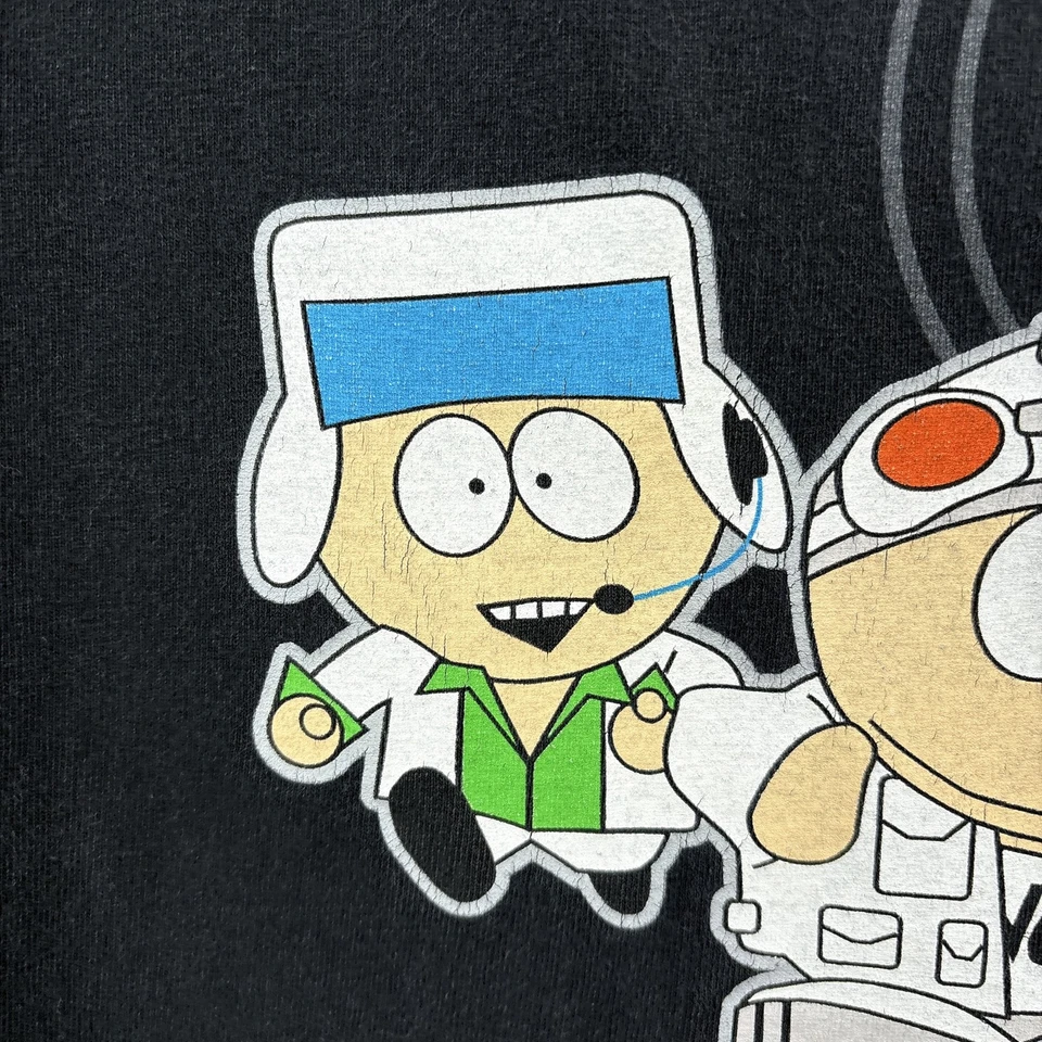 Vintage South Park Shirt Mens Medium Finger Bang Boy Band 2000 Tee Y2K 18.5x26.5 - Image 3 of 4