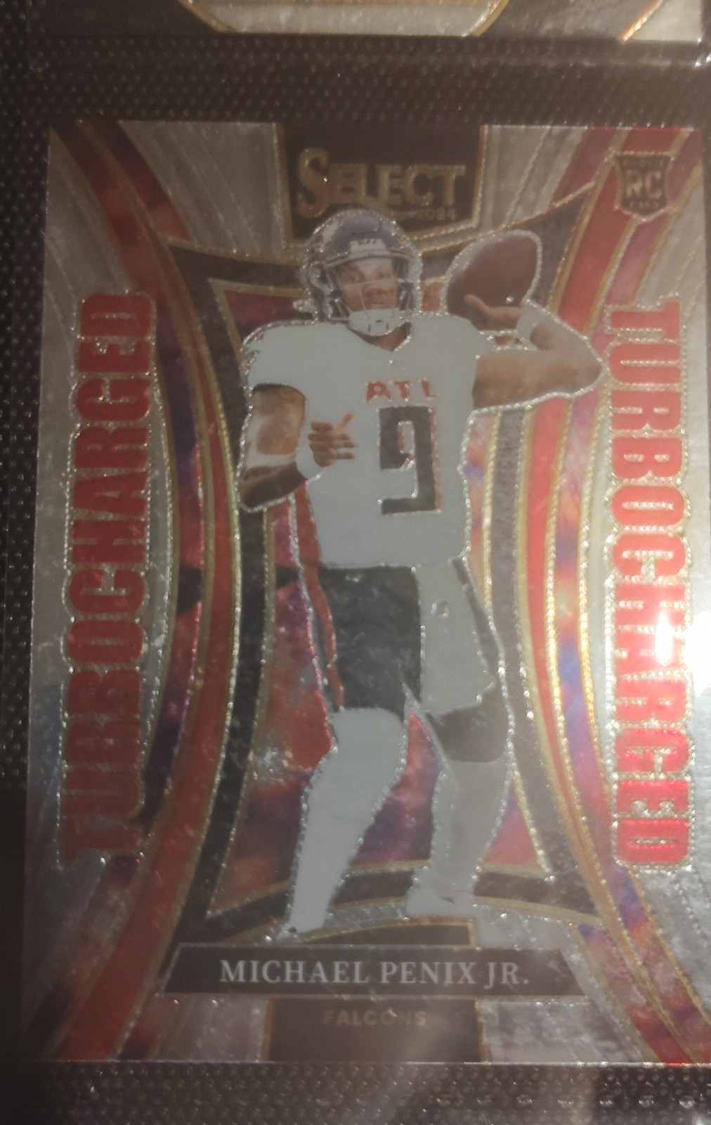 2024 Panini Select - Turbocharged Michael Penix Jr. #21 Silver Prizm (RC)