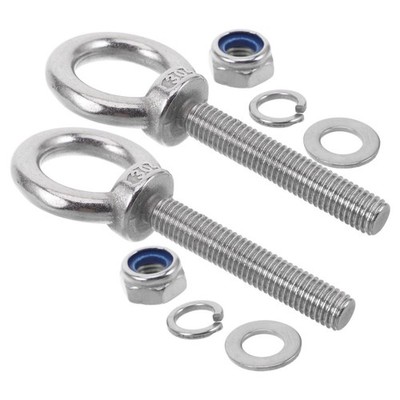 Stainless Eye Bolt Heavy Duty Drywall Anchors Bolts Threaded Eyebolt