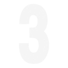 Factory Effex 02-4483 Fx 2015 Numbers Standard 8" White 3