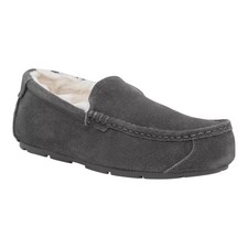 Koolaburra By UGG Men's Tipton Suede Plush Slipper Gray Size 8