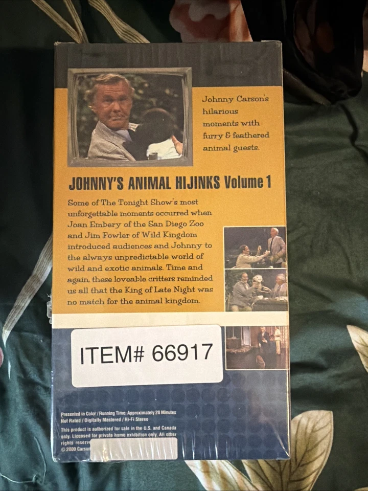 Johnny Carson  Tonight Show VHS 5 Tape Set - Image 3 of 3