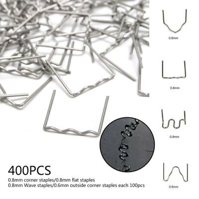 Hot Staples For Car Bumper Fender Welder Stapler Plastic Repair Kit Welding F7S8