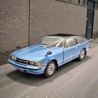 1:24 WHITEBOX Toyota Celica Xx Rhd Coupe 1978 Light Blue Black WB124155 Modellba