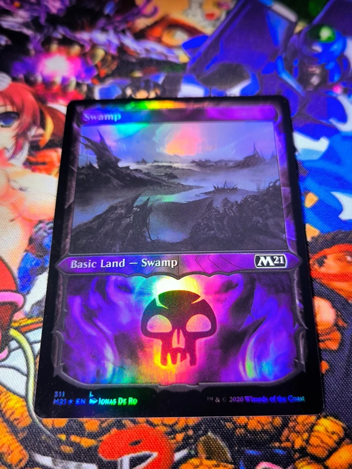 MTG Swamp 🇬🇧 Nm Full-Art Showcase Basic Land FOIL Core Set 2021 M21 OG - Bild 2 von 4