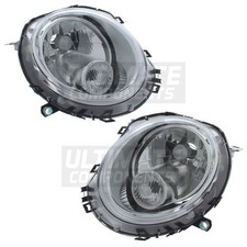 BMW Mini Headlights Roadster R59 2012-2016 Headlamps With Clear Indicator 1 Pair