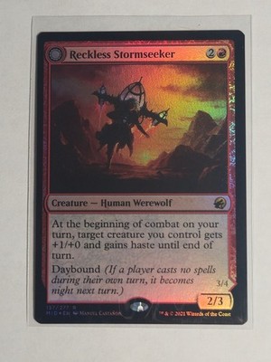 Reckless Stormseeker R Innistrad: Midnight Hunt 157 NM