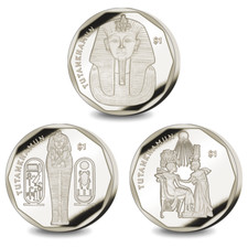 2022 Centenary of Discovery of Tutankhamun's Tomb 3 Virenium coin set KING TUT
