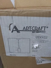 Artcraft Lighting Andover Mini Pendant one-light silver chrome modern fixture