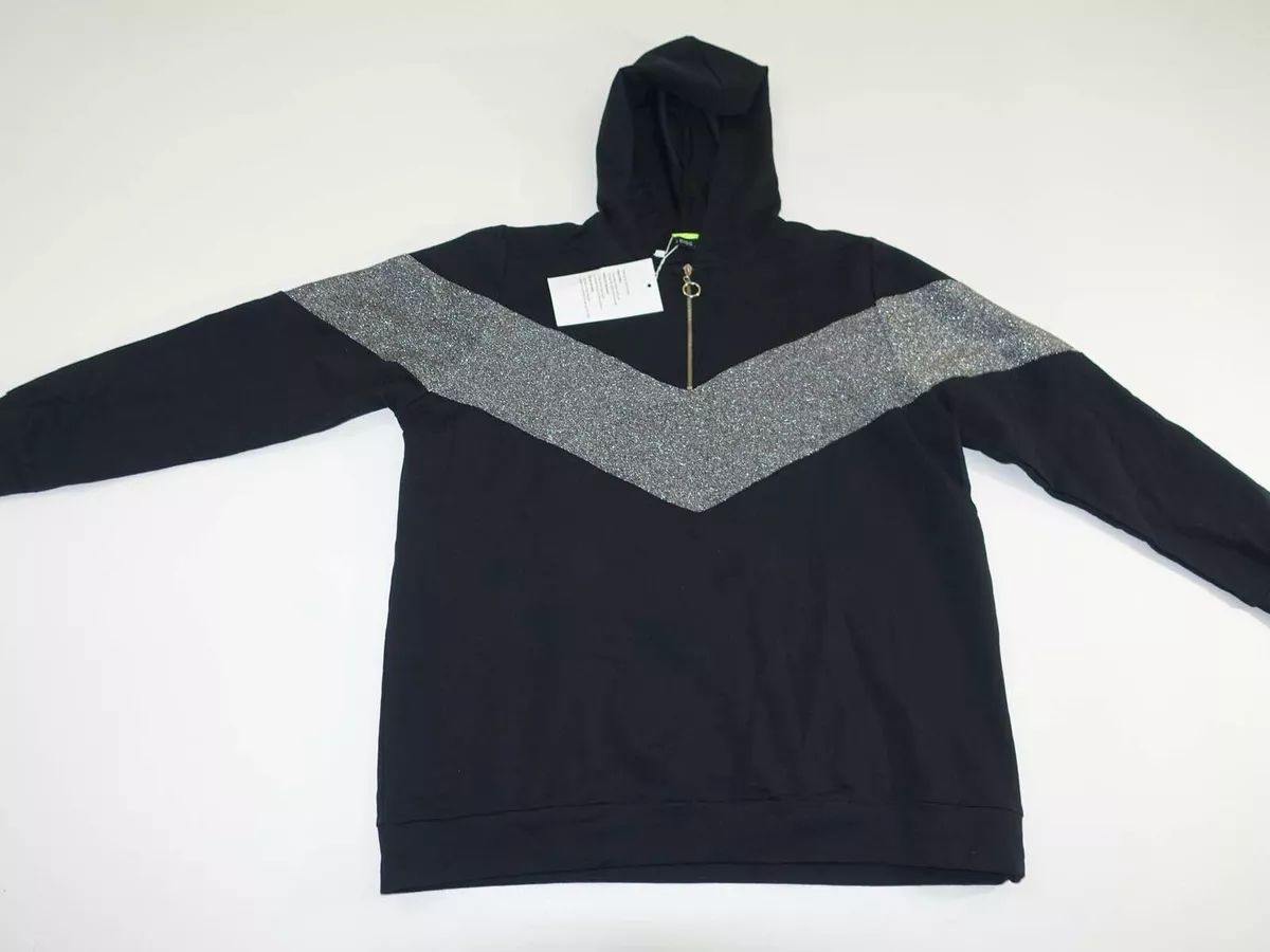 Glitter hoodie women's sale