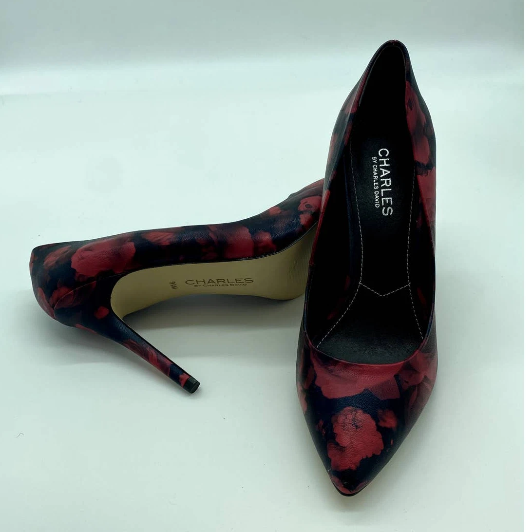 Charles david cheap black heels