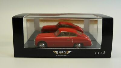 FIAT 1100 ES Pininfarina 1950 Neo Scale Models 1:43 Harzmodell Rot