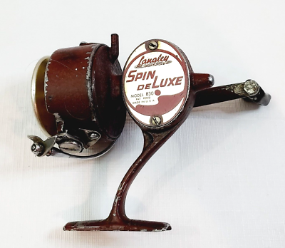 Vintage Langley Spin DeLuxe Model 830 Fishing Reel | eBay