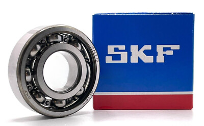 NEW SKF 6204 DEEP GROOVE BALL BEARING, OPEN TYPE, NO SEALS 20x47x14 mm
