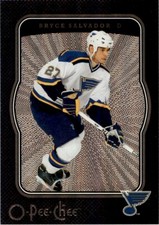2007-08 O-PEE-CHEE MICROMOTION BLACK BRYCE SALVADOR 002/100 ST. LOUIS BLUES #433