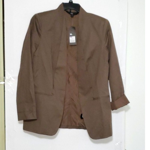 A Mossimo Women's Blazer Jacket Oversized Olive Green Career Office XL NWT