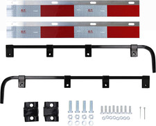 E-Coating Black Mud Flap Hanger Bracket with Hardware Sold by Pair