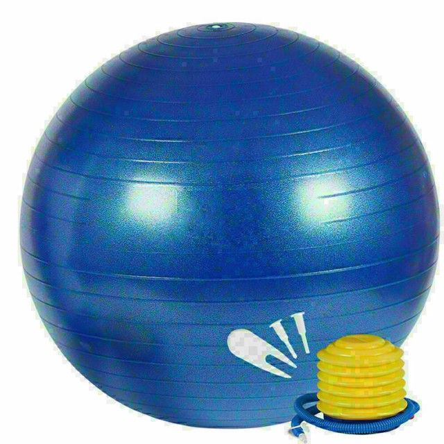Yoga Ball Air Pump Anti Burst Exercise Balance Workout Stability 16 Sizes USA OH eBay