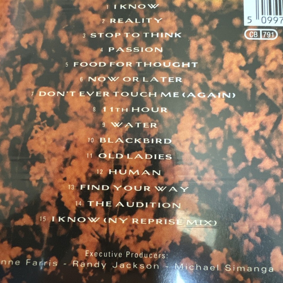 Wild Seed Wild Flower by Dionne Farris (CD, 1998) I Know