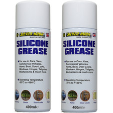 Silverhook Spray Grease Silicone Multi-Purpose Mechanisms Padlocks Lock 400ml x2