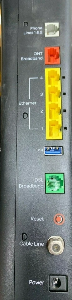 AT&T U-Verse Pace 5268AC UVRGX gateway internet Wireless Modem Router - Image 4 of 4
