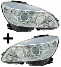 FARO FANALE PROIETTORE SINISTRA + DESTRA MERCEDES C W204 S204 07-10 H7 H7