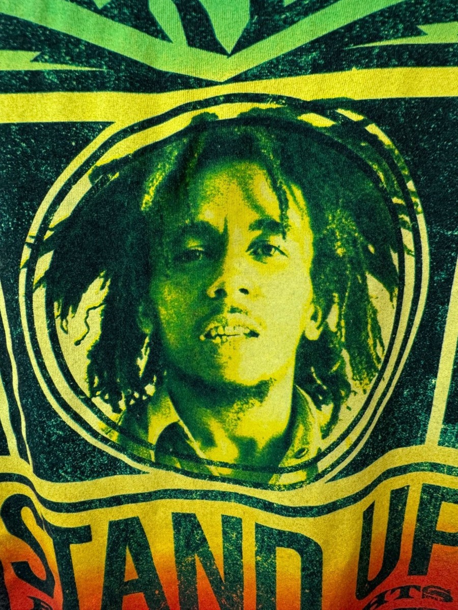 Bob Marley Stand Up For Your Rights Graphic T-Shirt XL Zion Rootswear Cotton/Pol View 4