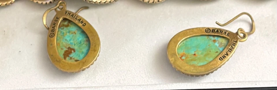 Pulsera y pendientes vintage de turquesa barse Foto 4 de 4