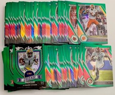 2021 Panini Prizm Draft Picks Football GREEN Parallel Vets RCs #1-200 You Pick!
