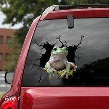 LARGE-SIZED CAR DECALS - FROG - 9 CHOICES